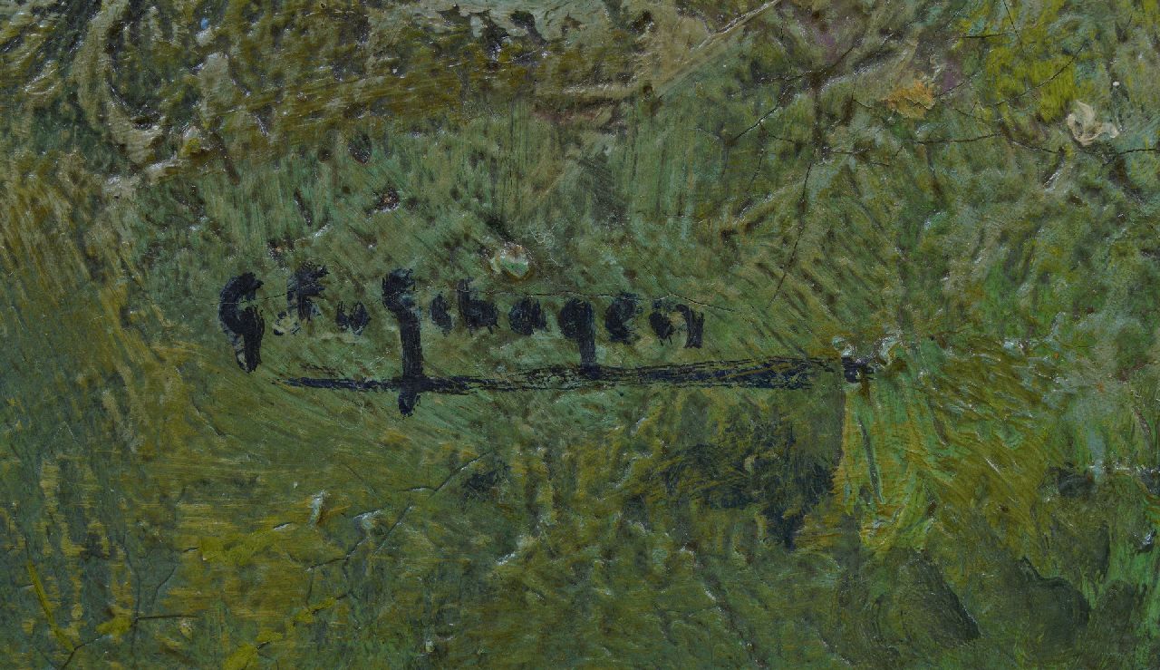 Gerbrand Frederik van Schagen Signaturen Morgenstunde am Kaag