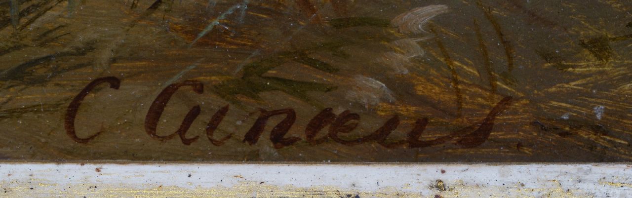 Conradijn Cunaeus Signaturen Schnepfenjagd im Wald von Lunteren