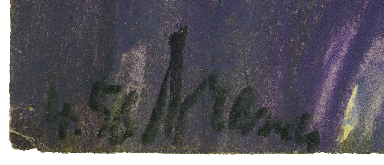 Eugène Brands Signaturen '1000 sterren boven het bos' (1000 Sterne über dem Wald)
