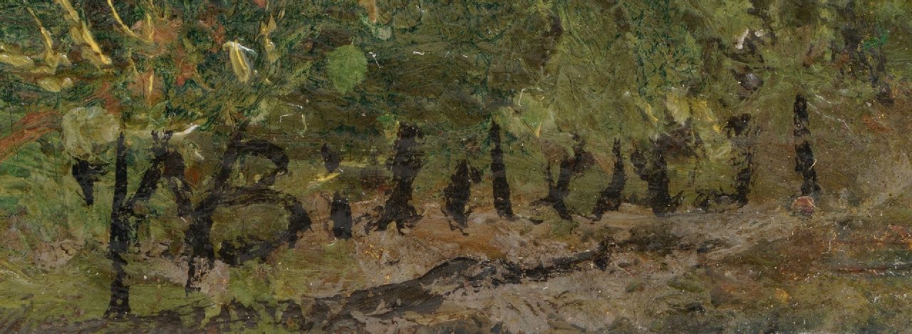 Johannes Warnardus Bilders Signaturen Landschaft mit einem Ziegenhirten