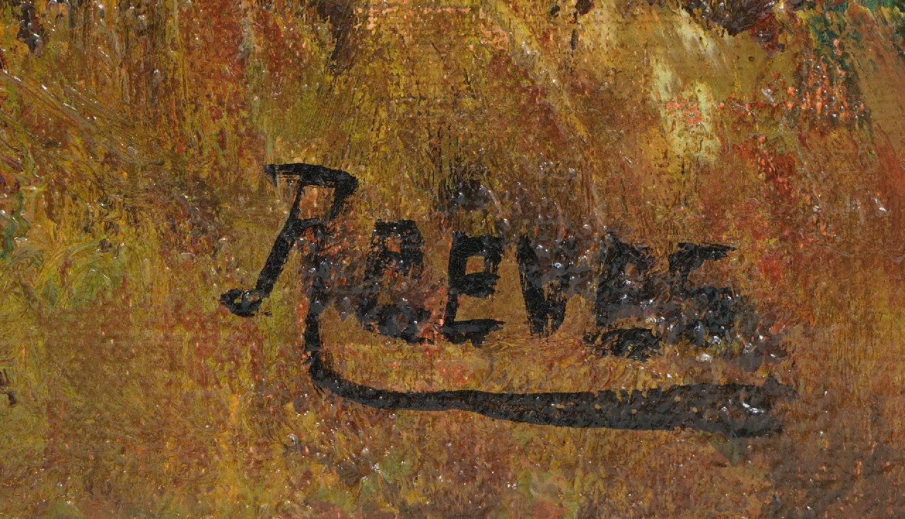 Walter Reeves Signaturen Rastende Jagdhunde