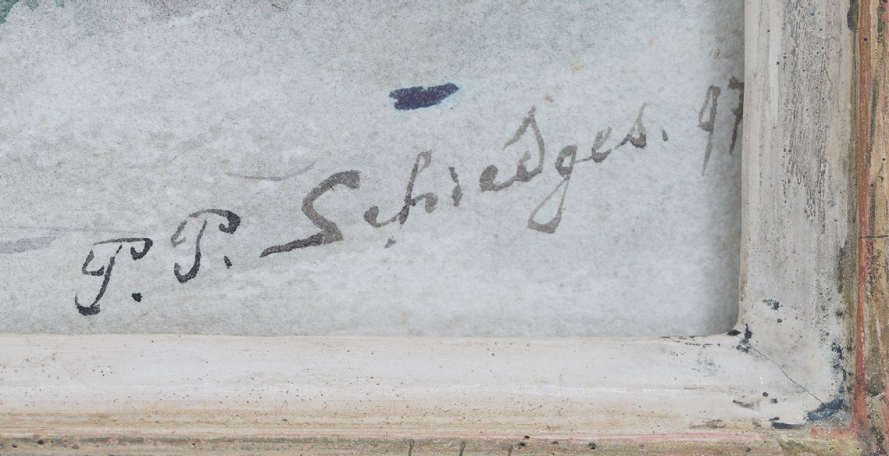 Petrus Paulus Schiedges jr. Signaturen Abendstimmung