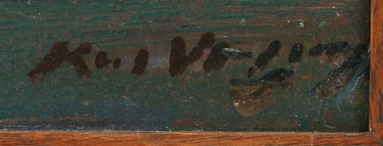 Kees Verwey Signaturen Stillleben mit Herbstblumen