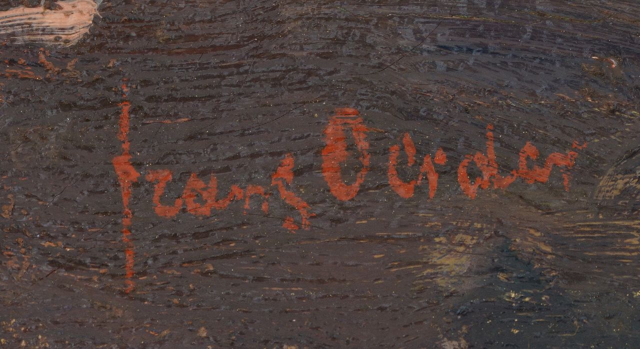 Frans Oerder Signaturen Ein ruhiger Nachmittag