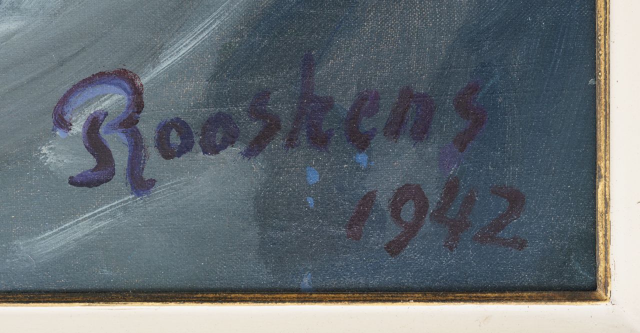 Anton Rooskens Signaturen Blumenstillleben
