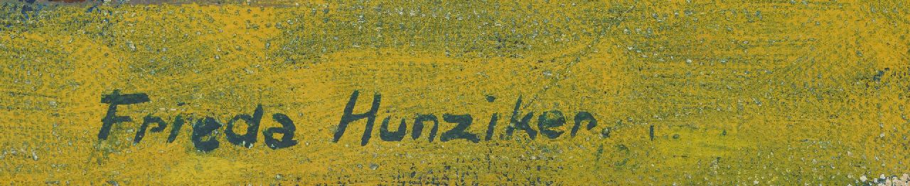 Frieda Hunziker Signaturen Balkon und Klavier