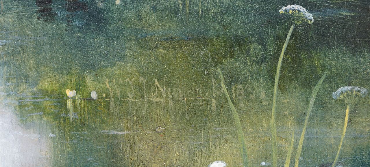 Wijnand Nuijen Signaturen Frau und Kinder in einem Haus