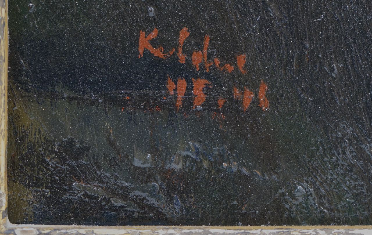 Toon Kelder Signaturen Nackt von hinten gesehen