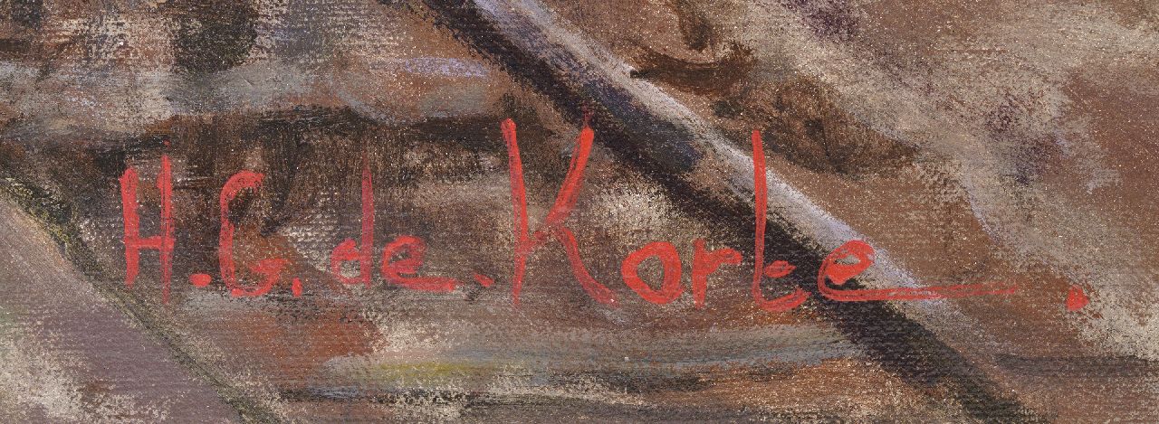 Hennie de Korte Signaturen Passagierverkehr am Bahnhof