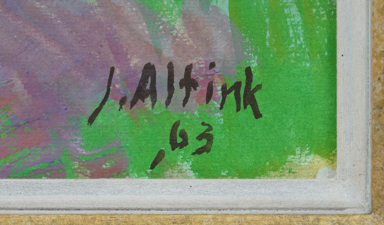 Jan Altink Signaturen Hügelige Feldlandschaft