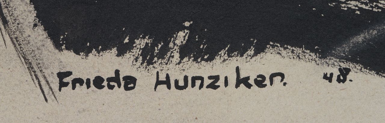 Frieda Hunziker Signaturen Komposition