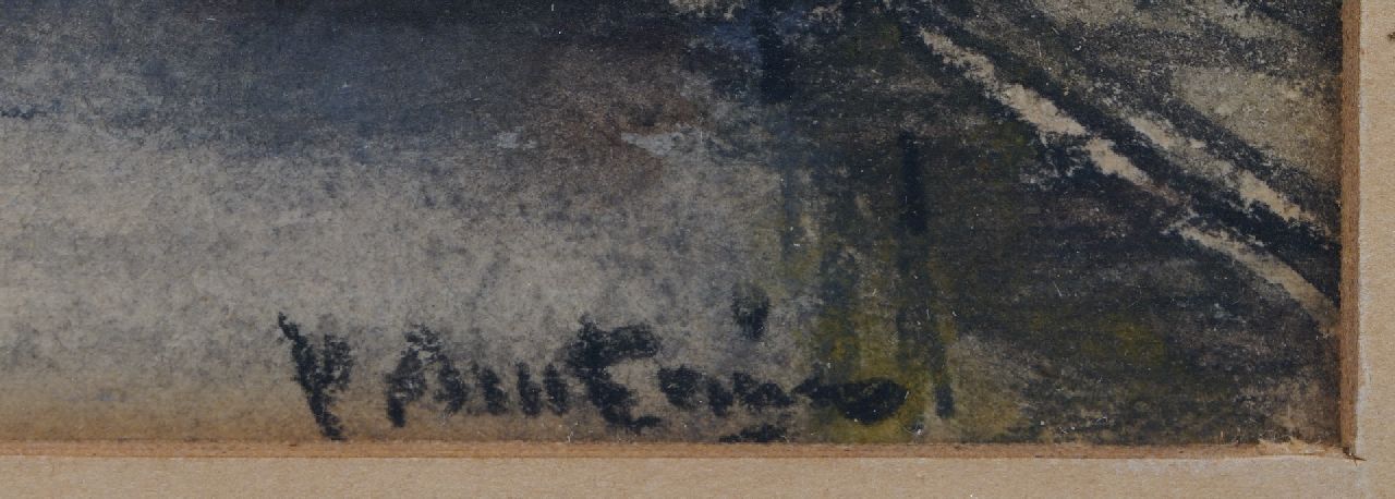 Floris Arntzenius Signaturen Blick auf einen Kanal