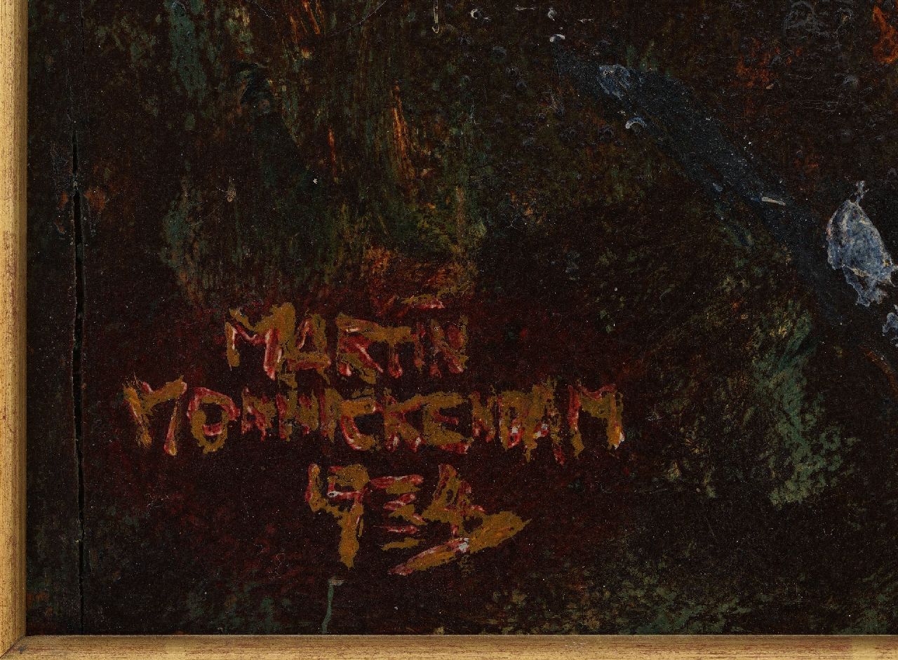 Martin Monnickendam Signaturen Treffen in Arti et Amicitiae mit dem Mahler Huib Luns als Redner