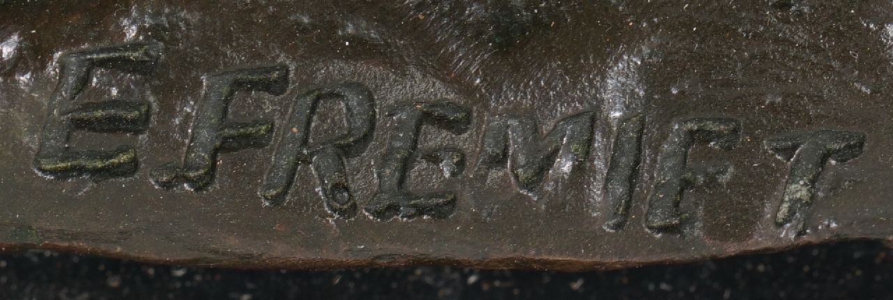 Emanuel Frémiet Signaturen Windhund