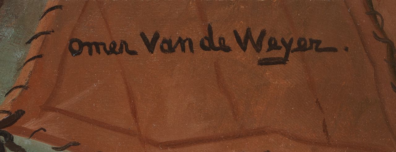 Omer van de Weyer Signaturen Stillleben mit exotischen Muscheln