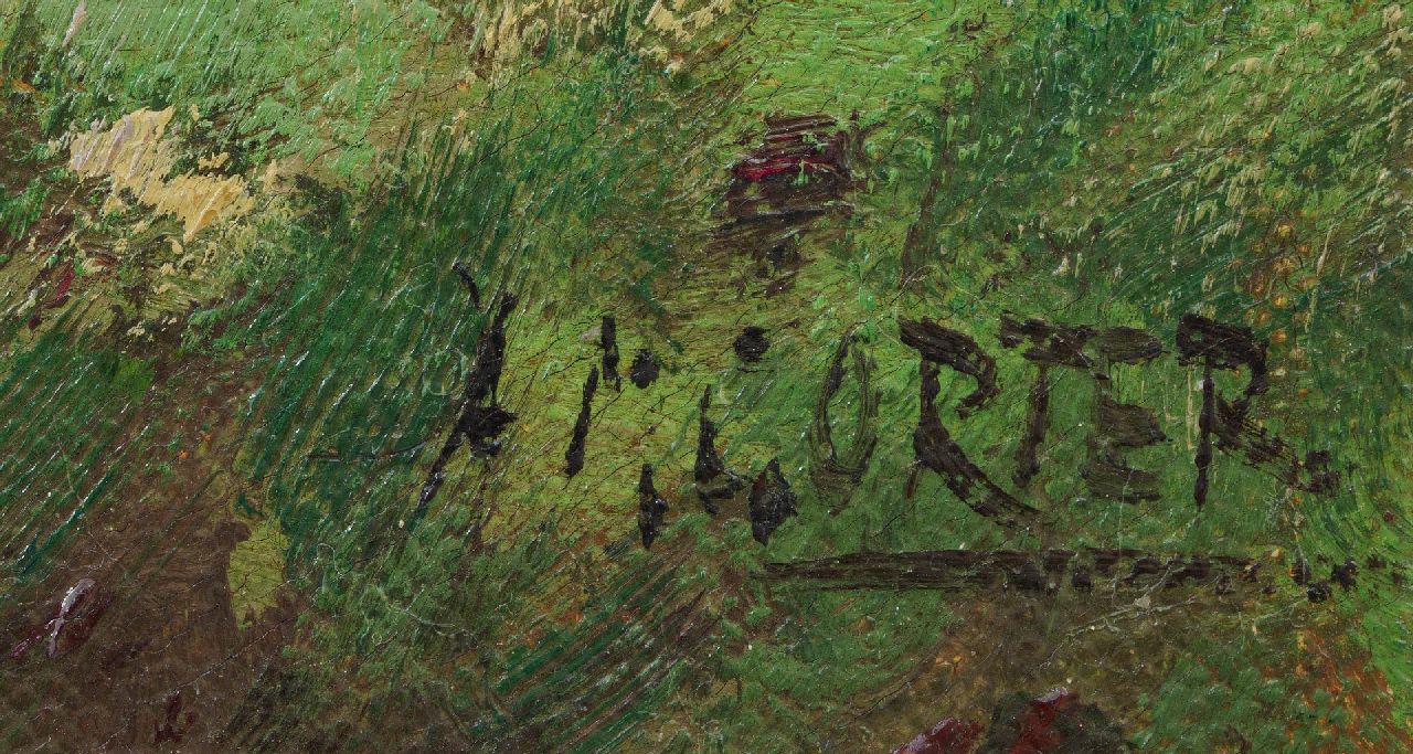 Arnold Marc Gorter Signaturen Blick auf den Vordense Beek