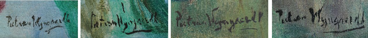 Piet van Wijngaerdt Signaturen 4-teiliger Raumteiler: den vier Jahreszeiten
