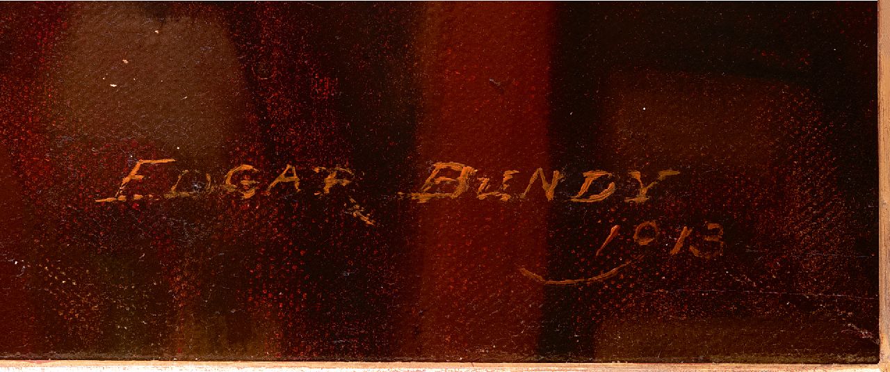 Edgar Bundy Signaturen Zeit für Finanzielle Angelegenheiten