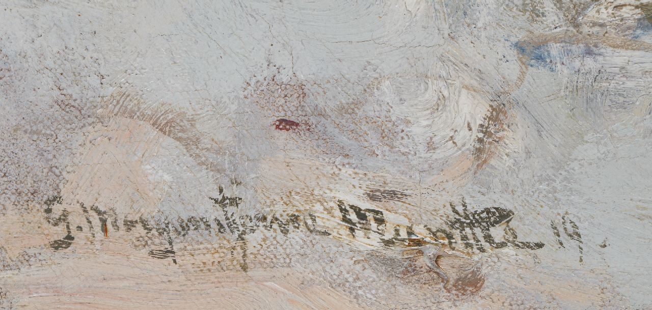 Morgenstjerne Munthe Signaturen Fischerinnen am Strand, Katwijk