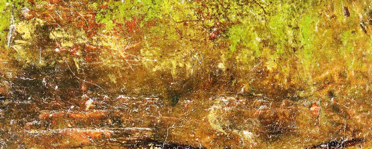 Anthony Biester Signaturen Panoramablick auf Kleve mit in der Ferne dem Atelierturm von B.C. Koekkoek mit der Statue von Pallas Athene