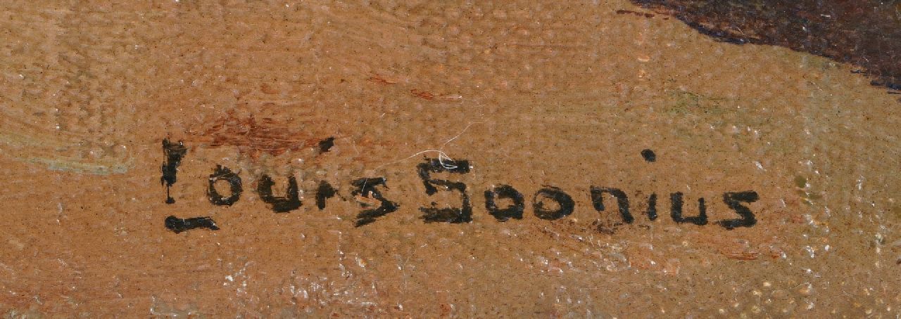 Louis Soonius Signaturen Die Getreidemühle 'Concordia' in der Molenstrasse in Ede