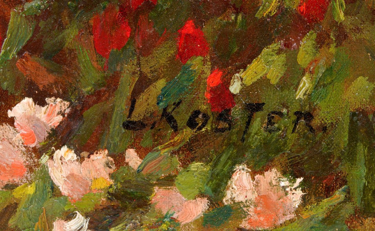 Anton Koster Signaturen Blühende Tulpenfelder