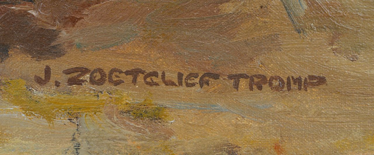 Jan Zoetelief Tromp Signaturen Spielen am Strand