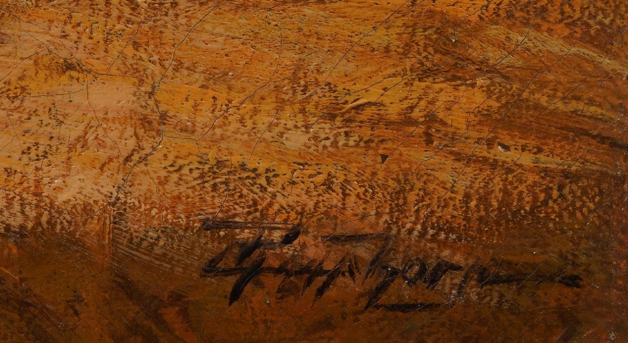 Cornelis Raaphorst Signaturen Zwei spielende Kätzchen