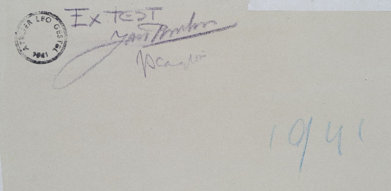 Leo Gestel Signaturen Der Strand bei Zandvoort