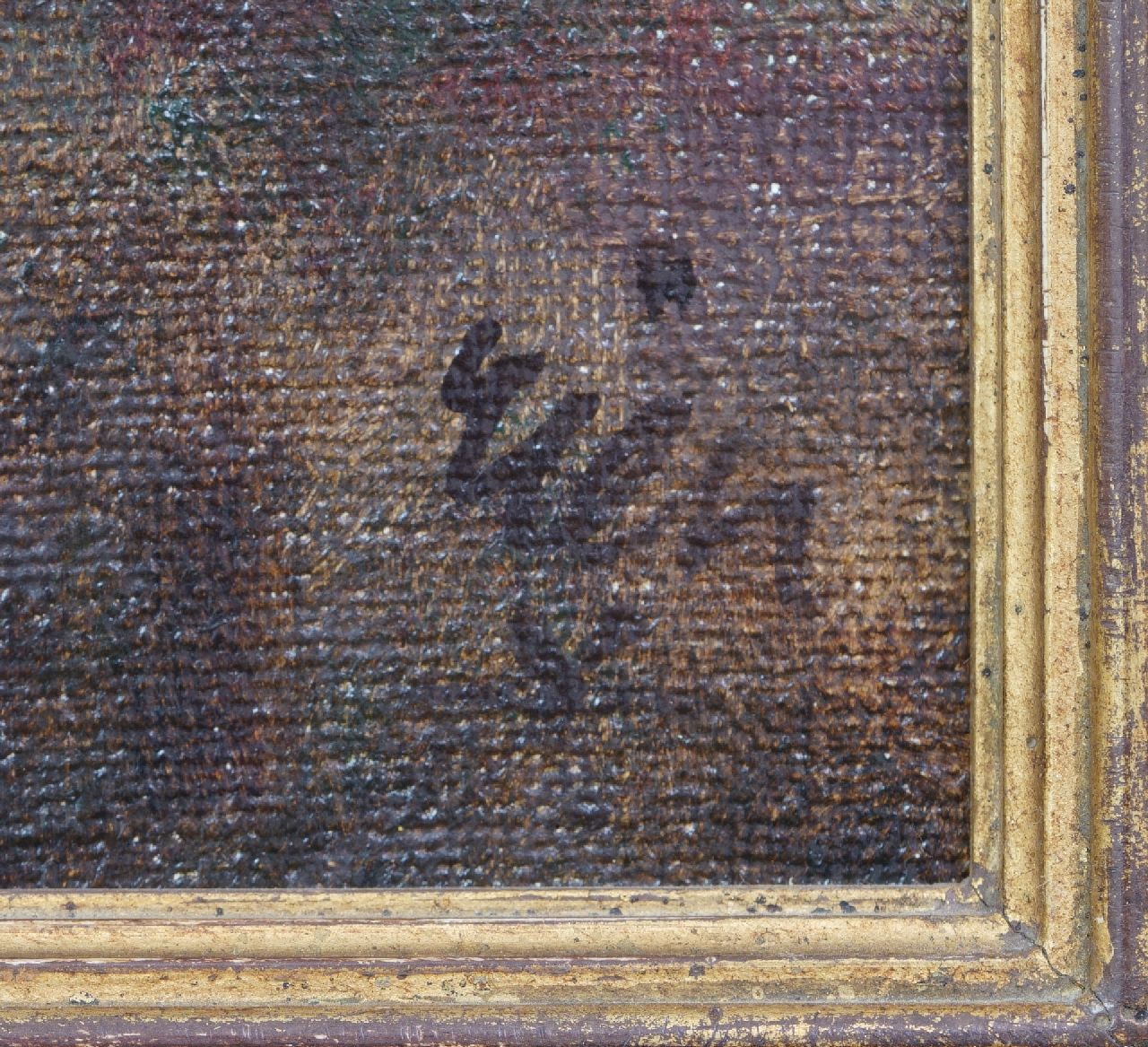 Rien Poortvliet Signaturen Hirsche in einer Heidelandschaft