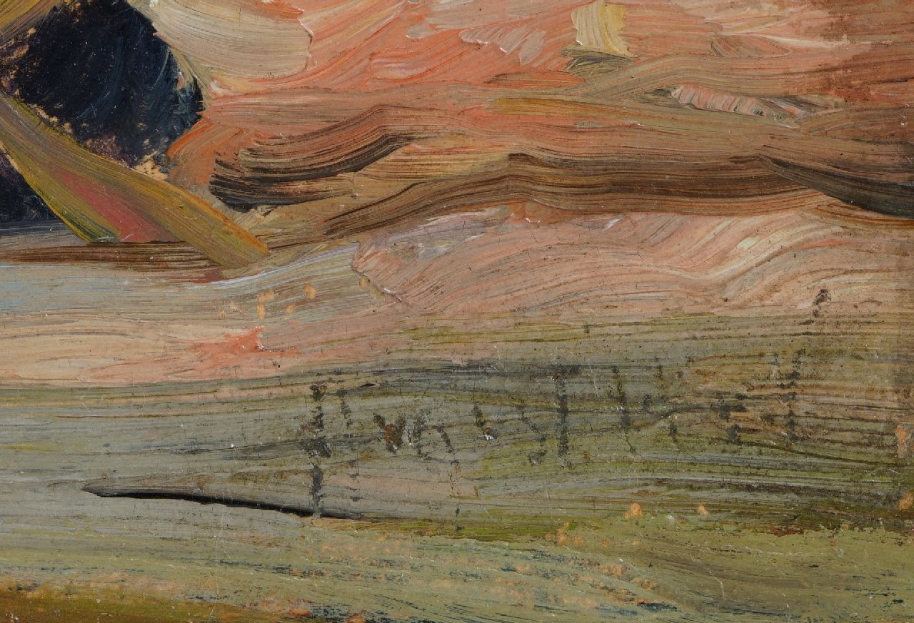 August van Voorden Signaturen Ein Nachmittag im Garten