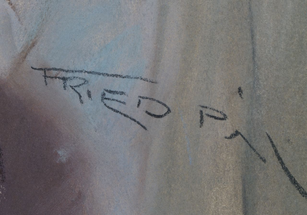 Pal Fried Signaturen Lachender halfnackt