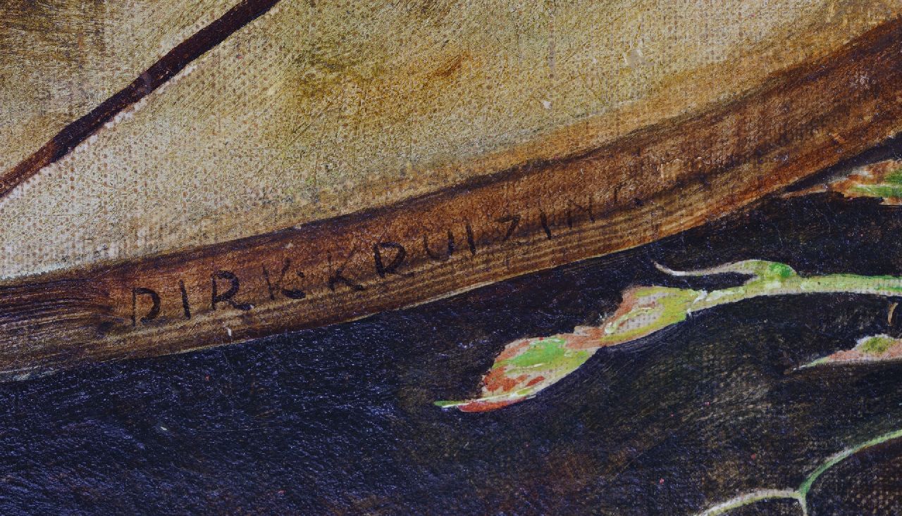 Dirk Kruizinga Signaturen Stillleben mit Erdbeeren