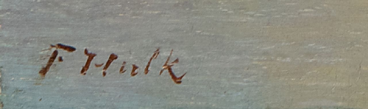 Johannes Frederik Hulk Signaturen Gesicht in Antwerpen