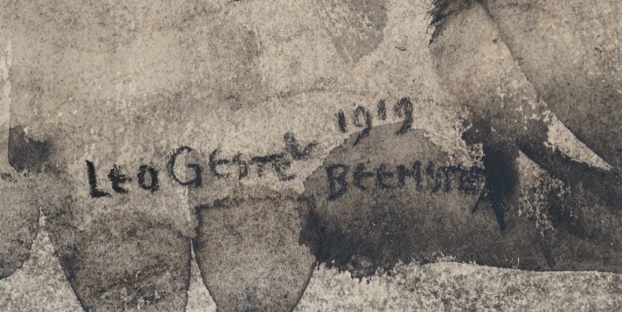 Leo Gestel Signaturen Obstgarten in der Beemster