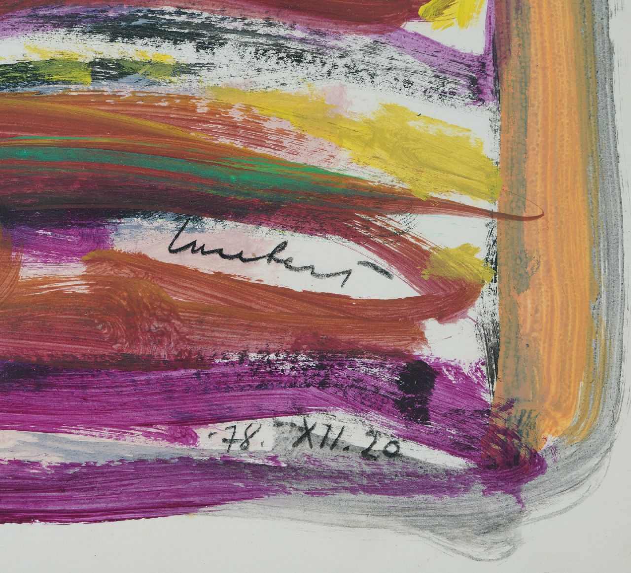 Lucebert Signaturen OhneTtitel