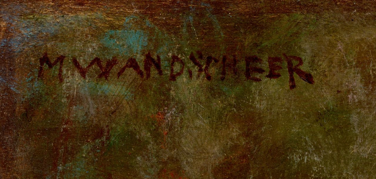 Marie Wandscheer Signaturen Mohnblumen