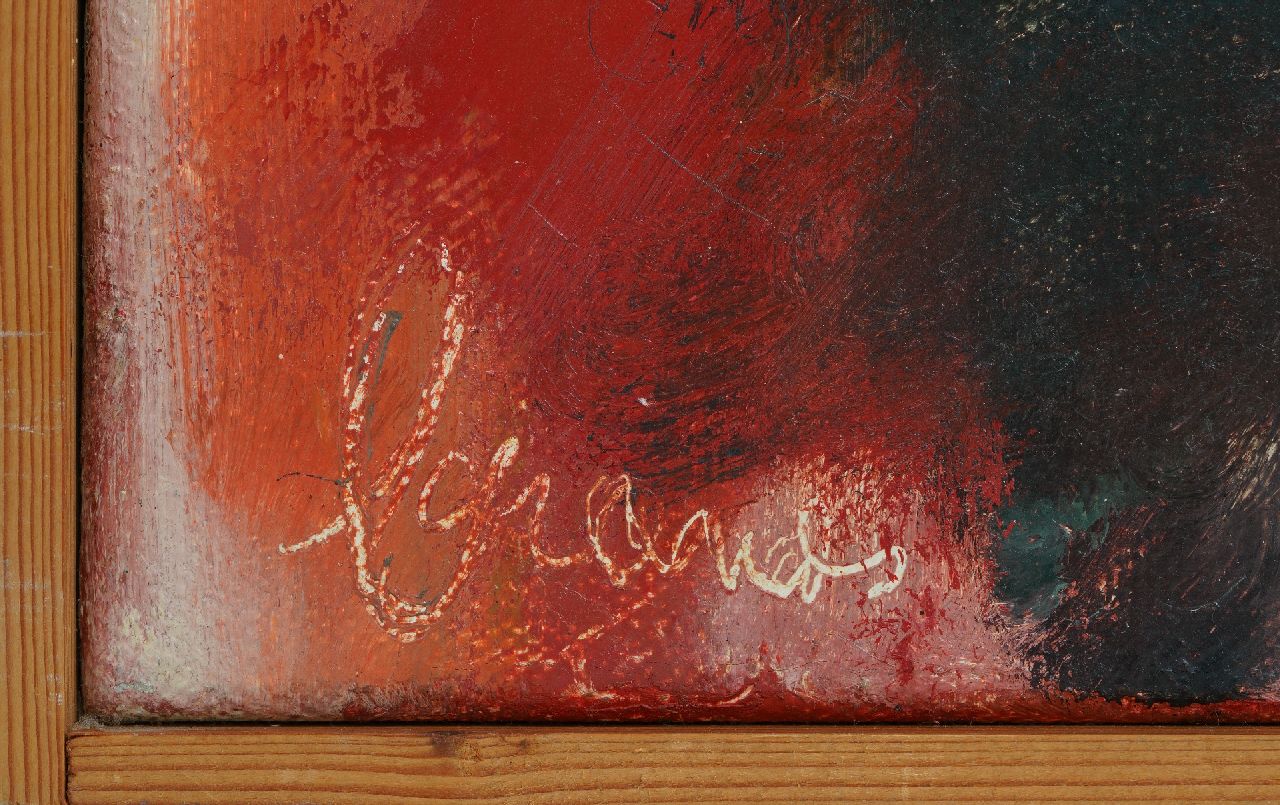 Eugène Brands Signaturen Junge mit Gitarre