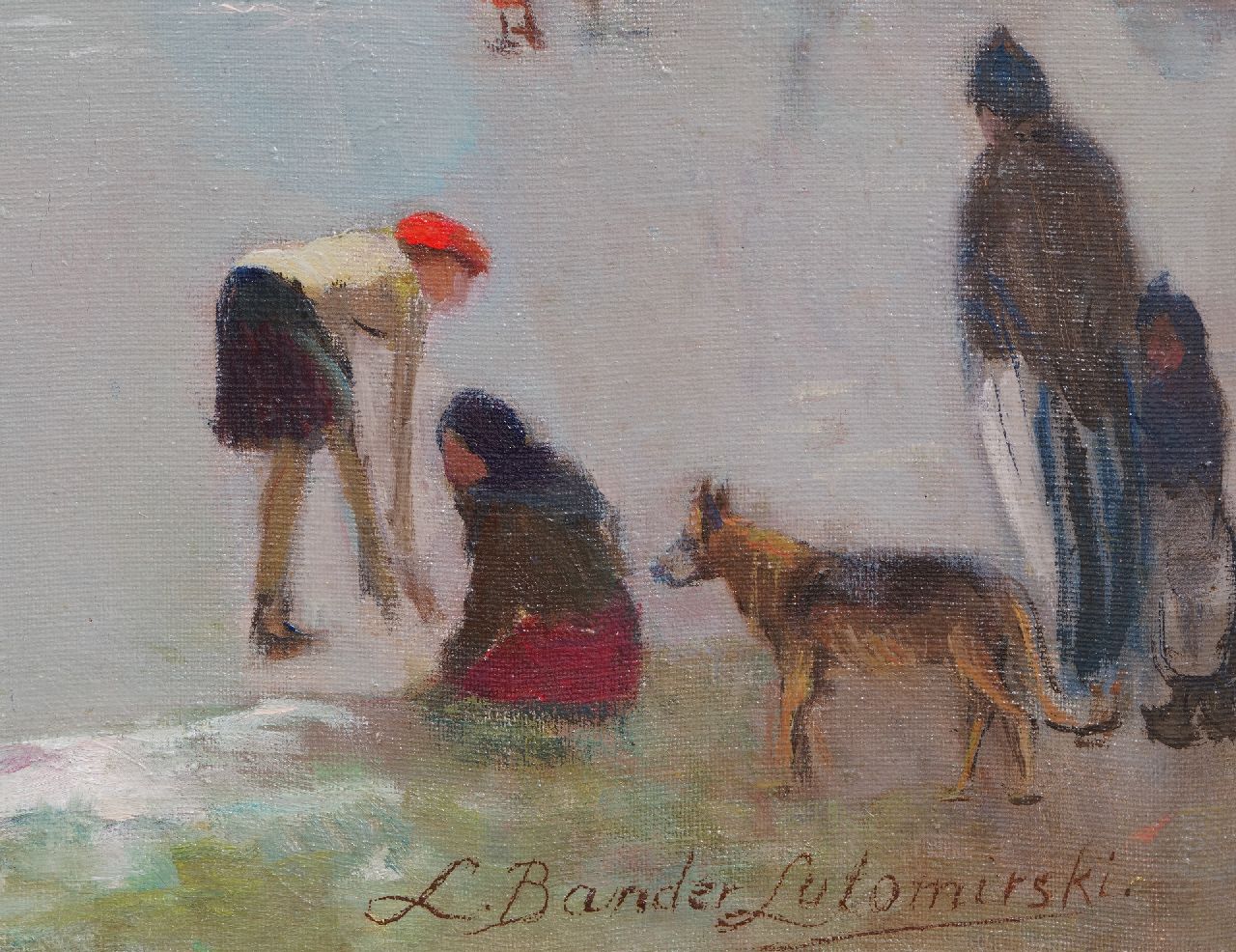 Léonie Bander-Lutomirski Signaturen Schlittschuhspass in Nordholland