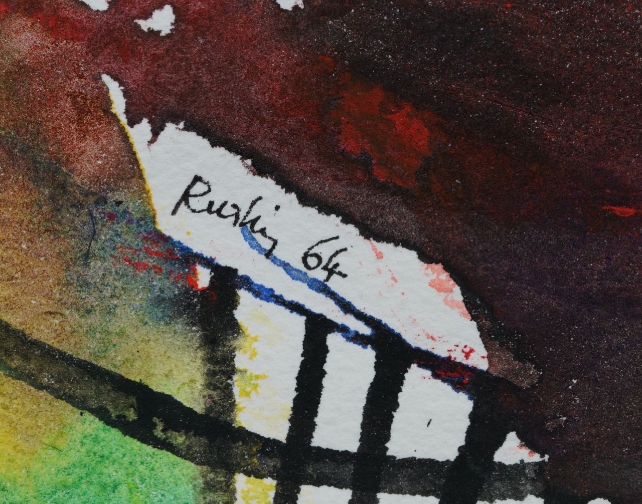 Jean Rustin Signaturen Ohne Titel