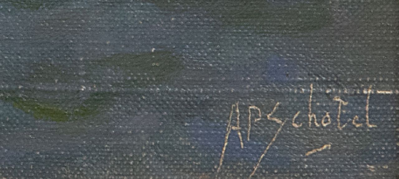 A.P. Schotel Signaturen Schiffswerft in Muiden