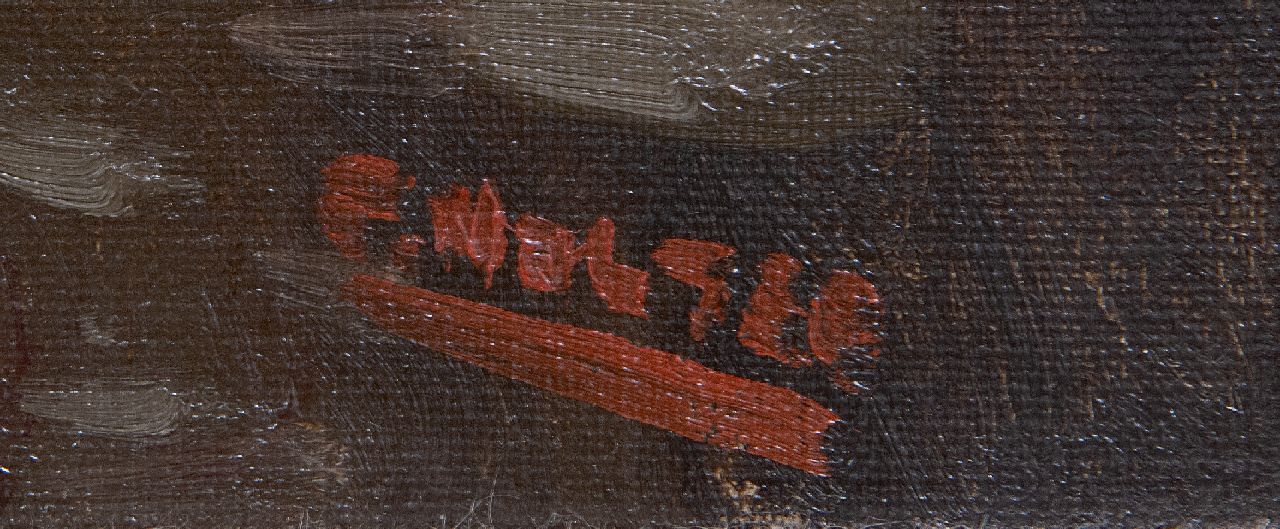 Cor Noltee Signaturen Belebte Einkaufsstraße/Spuistraat, Den Haag