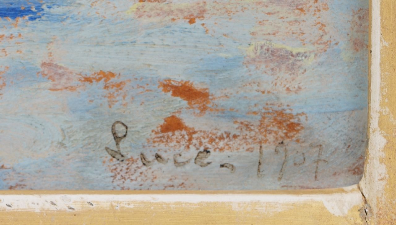 Maximilien Luce Signaturen Die Maas bei Feijenoord, Rotterdam