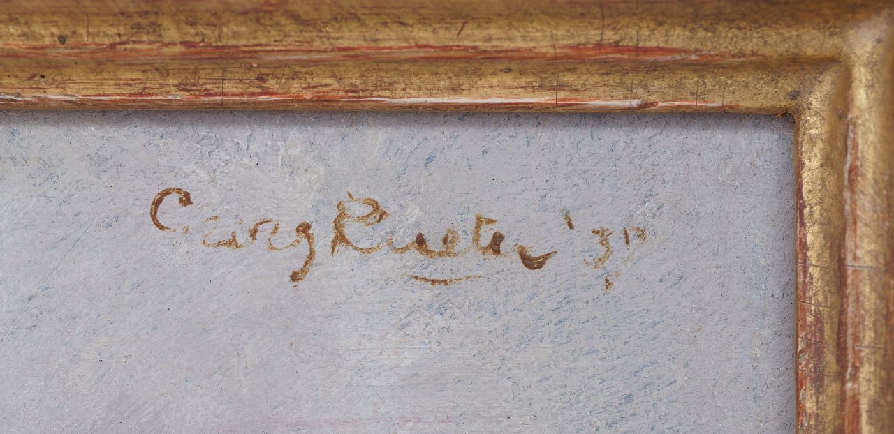Georg Rueter Signaturen Stillleben mit Obst auf einer Schale