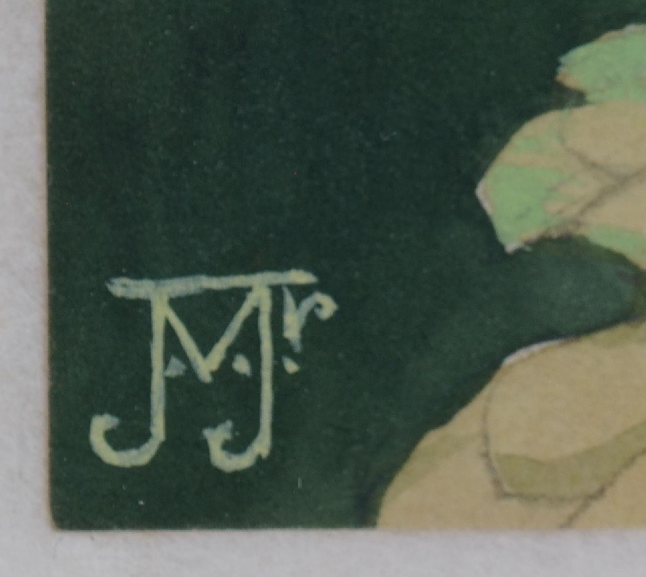Jan Voerman jr. Signaturen Blühende Wasserminze