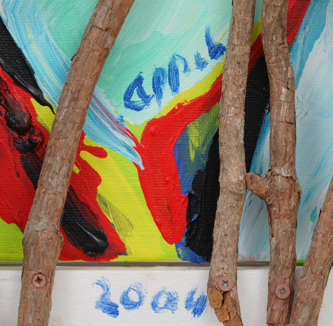 Karel Appel Signaturen Gärten von Amsterdam aus dem Amsterdamse Bos gesehen