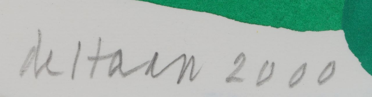 Jurjen de Haan Signaturen Komposition mit Kopf