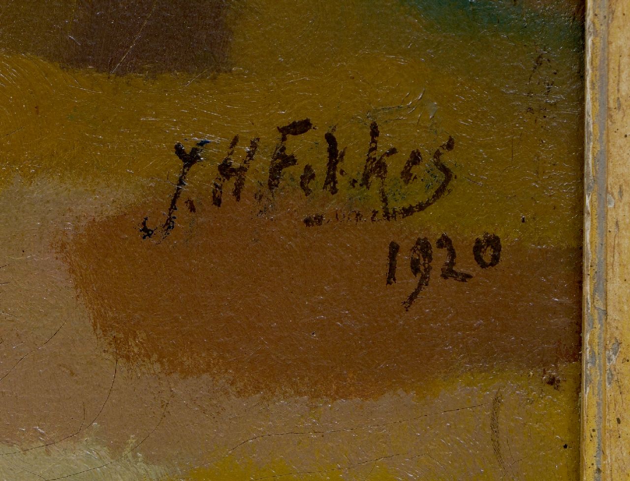 Jan Fekkes Signaturen A country lane