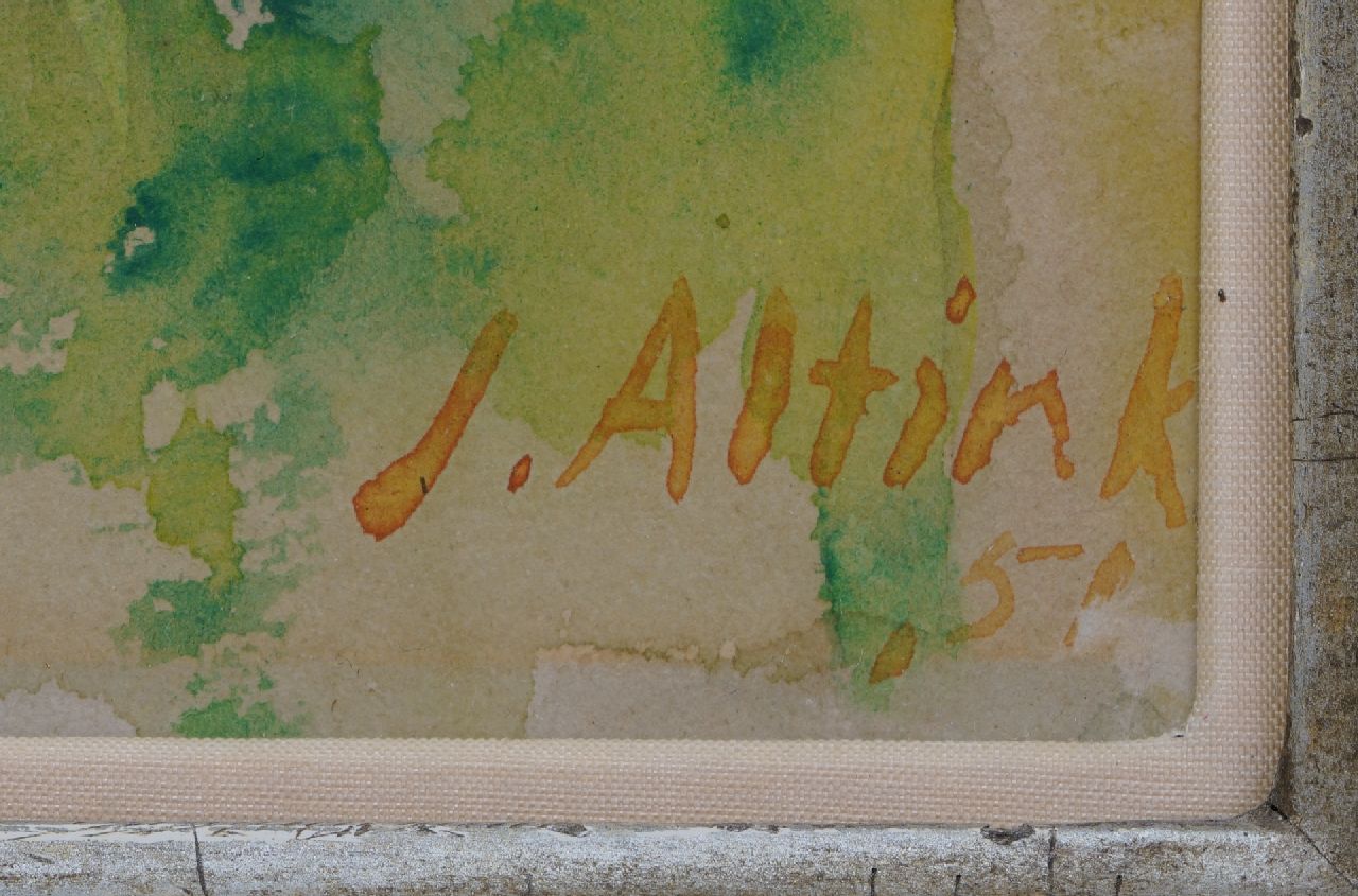 Jan Altink Signaturen Country road, Groningen