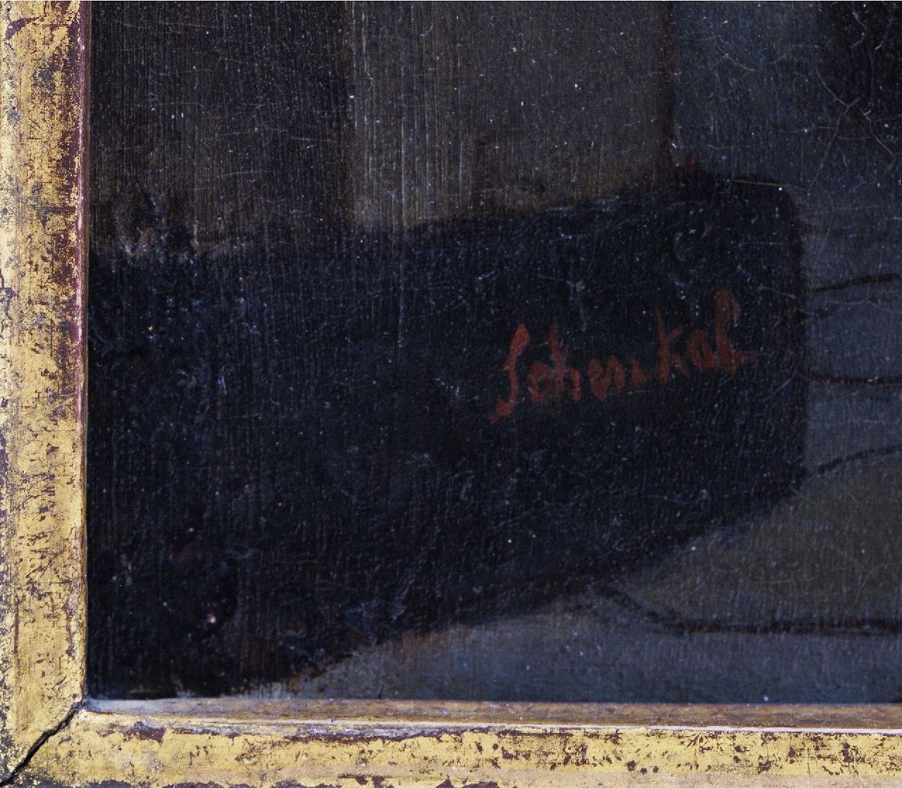 Jan Jakob Schenkel Signaturen Interior of Saint Bavo's, Haarlem